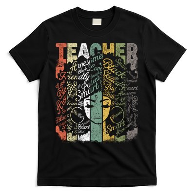 African American Teacher Hair Afro African American Teachers T-Shirt