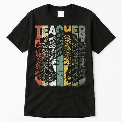 African American Teacher Hair Afro African American Teachers Tall T-Shirt