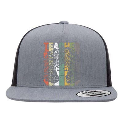 African American Teacher Hair Afro African American Teachers Flat Bill Trucker Hat