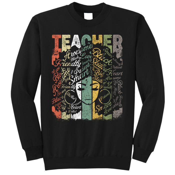 African American Teacher Hair Afro African American Teachers Tall Sweatshirt