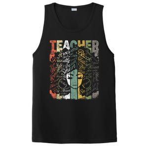 African American Teacher Hair Afro African American Teachers PosiCharge Competitor Tank