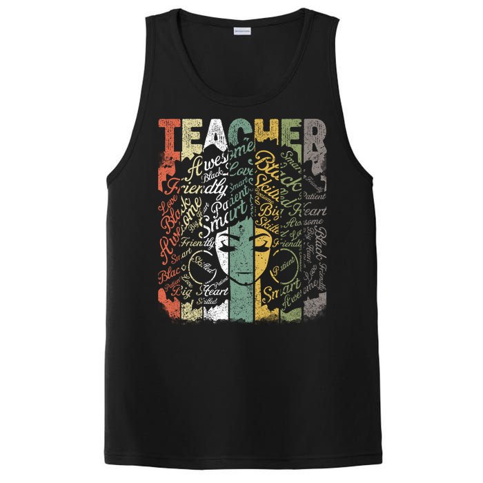 African American Teacher Hair Afro African American Teachers PosiCharge Competitor Tank