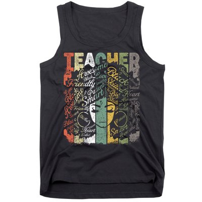 African American Teacher Hair Afro African American Teachers Tank Top