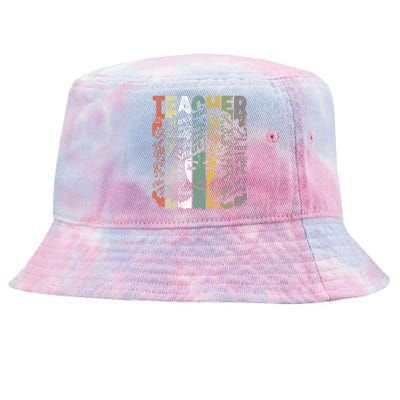 African American Teacher Hair Afro African American Teachers Tie-Dyed Bucket Hat