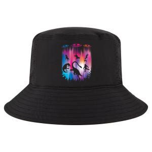 Alien Abduction Trex Loch Ness Bigfoot Funny Ufo Cool Comfort Performance Bucket Hat