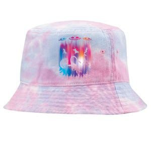 Alien Abduction Trex Loch Ness Bigfoot Funny Ufo Tie-Dyed Bucket Hat