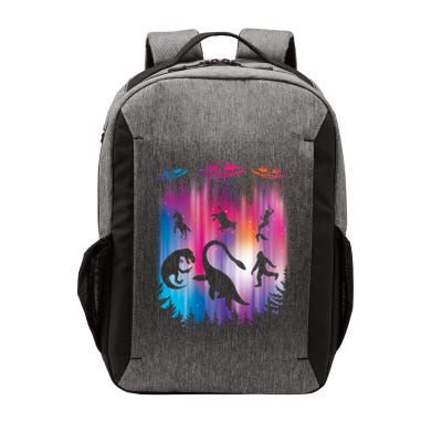 Alien Abduction Trex Loch Ness Bigfoot Funny Ufo Vector Backpack