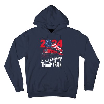 All Aboard The Trump Train Hoodie