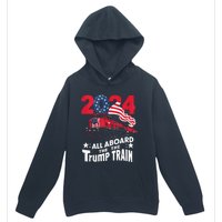 All Aboard The Trump Train Urban Pullover Hoodie