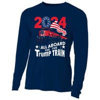 All Aboard The Trump Train Cooling Performance Long Sleeve Crew