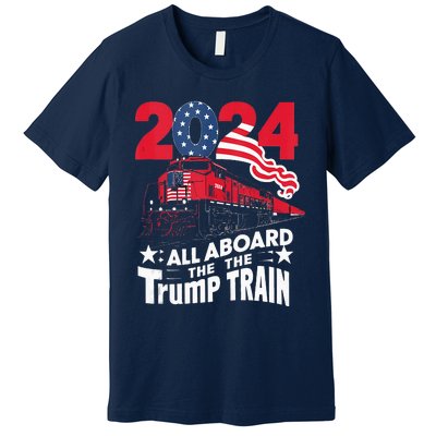 All Aboard The Trump Train Premium T-Shirt