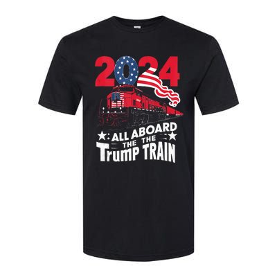 All Aboard The Trump Train Softstyle CVC T-Shirt