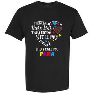 Autism Awareness There’Re They Call Me Para Garment-Dyed Heavyweight T-Shirt