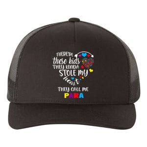 Autism Awareness There’Re They Call Me Para Yupoong Adult 5-Panel Trucker Hat