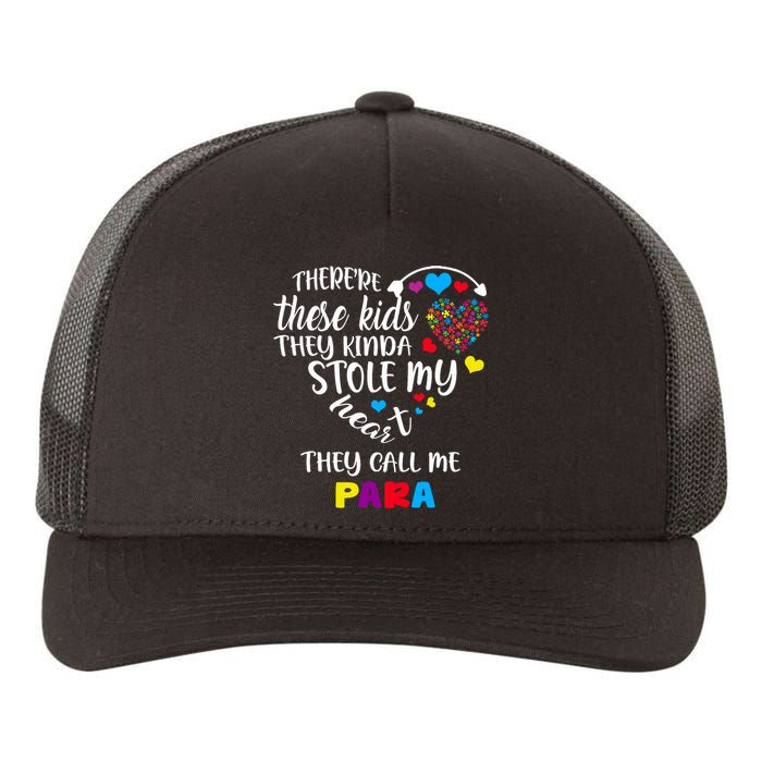 Autism Awareness There’Re They Call Me Para Yupoong Adult 5-Panel Trucker Hat