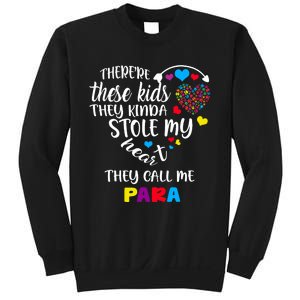 Autism Awareness There’Re They Call Me Para Sweatshirt