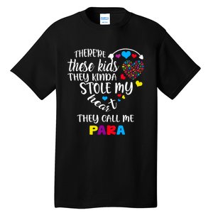 Autism Awareness There’Re They Call Me Para Tall T-Shirt