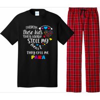 Autism Awareness There’Re They Call Me Para Pajama Set