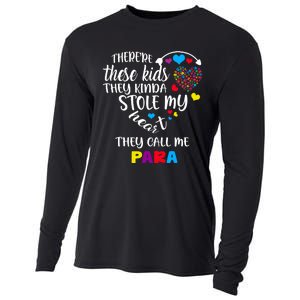 Autism Awareness There’Re They Call Me Para Cooling Performance Long Sleeve Crew