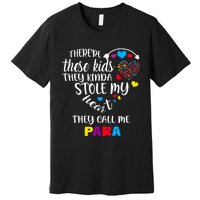 Autism Awareness There’Re They Call Me Para Premium T-Shirt