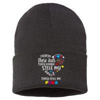 Autism Awareness There’Re They Call Me Para Sustainable Knit Beanie