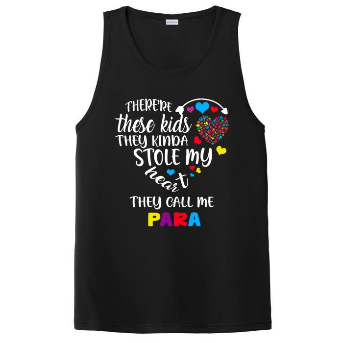 Autism Awareness There’Re They Call Me Para PosiCharge Competitor Tank