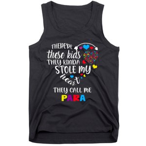 Autism Awareness There’Re They Call Me Para Tank Top