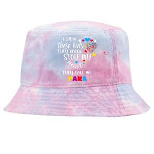 Autism Awareness There’Re They Call Me Para Tie-Dyed Bucket Hat