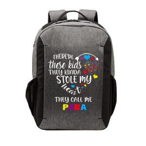 Autism Awareness There’Re They Call Me Para Vector Backpack