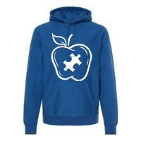 Autism Awareness Teacher Gift Apple Puzzle Autistic Gift Premium Hoodie