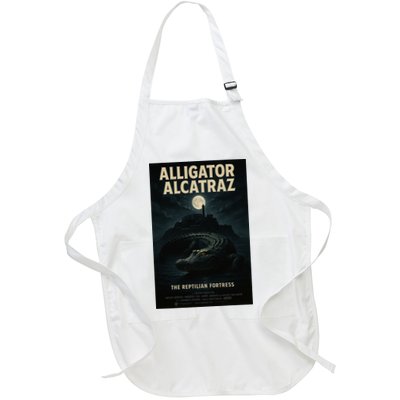 Alligator Alcatraz The Reptilian Fortress Movie Poster Apron