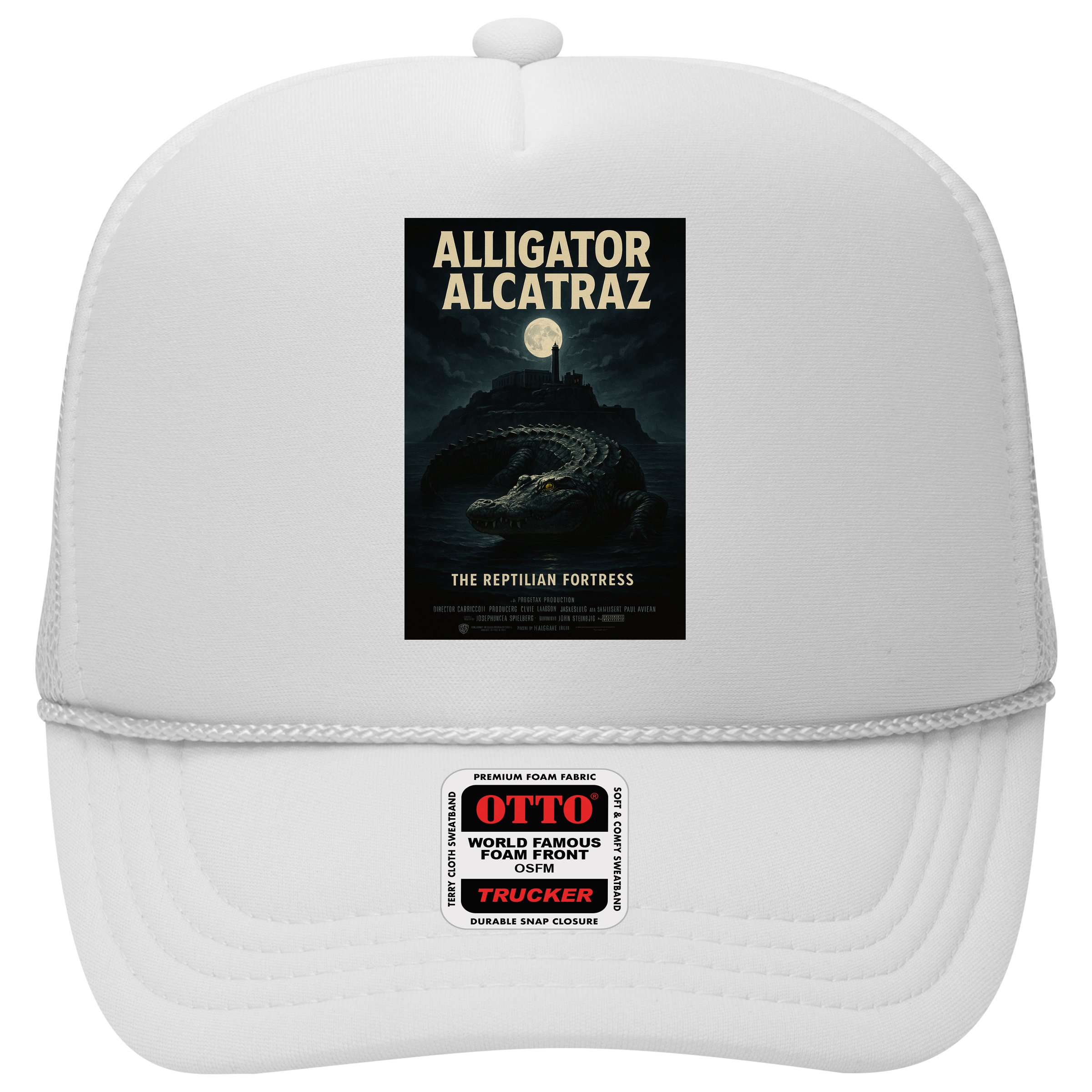 Alligator Alcatraz The Reptilian Fortress Movie Poster Hat