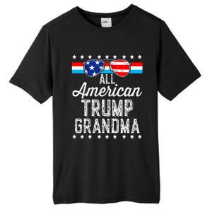 All American Trump Grandma American Flag Sunglasses Trump Tall Fusion ChromaSoft Performance T-Shirt