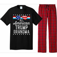 All American Trump Grandma American Flag Sunglasses Trump Pajama Set