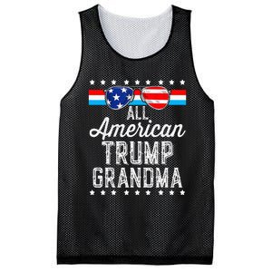 All American Trump Grandma American Flag Sunglasses Trump Mesh Reversible Basketball Jersey Tank