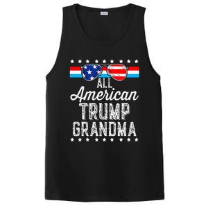 All American Trump Grandma American Flag Sunglasses Trump PosiCharge Competitor Tank