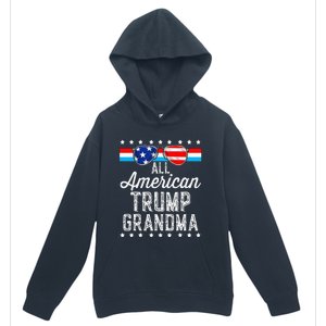 All American Trump Grandma American Flag Sunglasses Trump Urban Pullover Hoodie