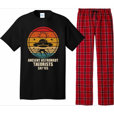 Ancient Astronaut Theorists Say Yes Spaceship Alien Ufos Pajama Set