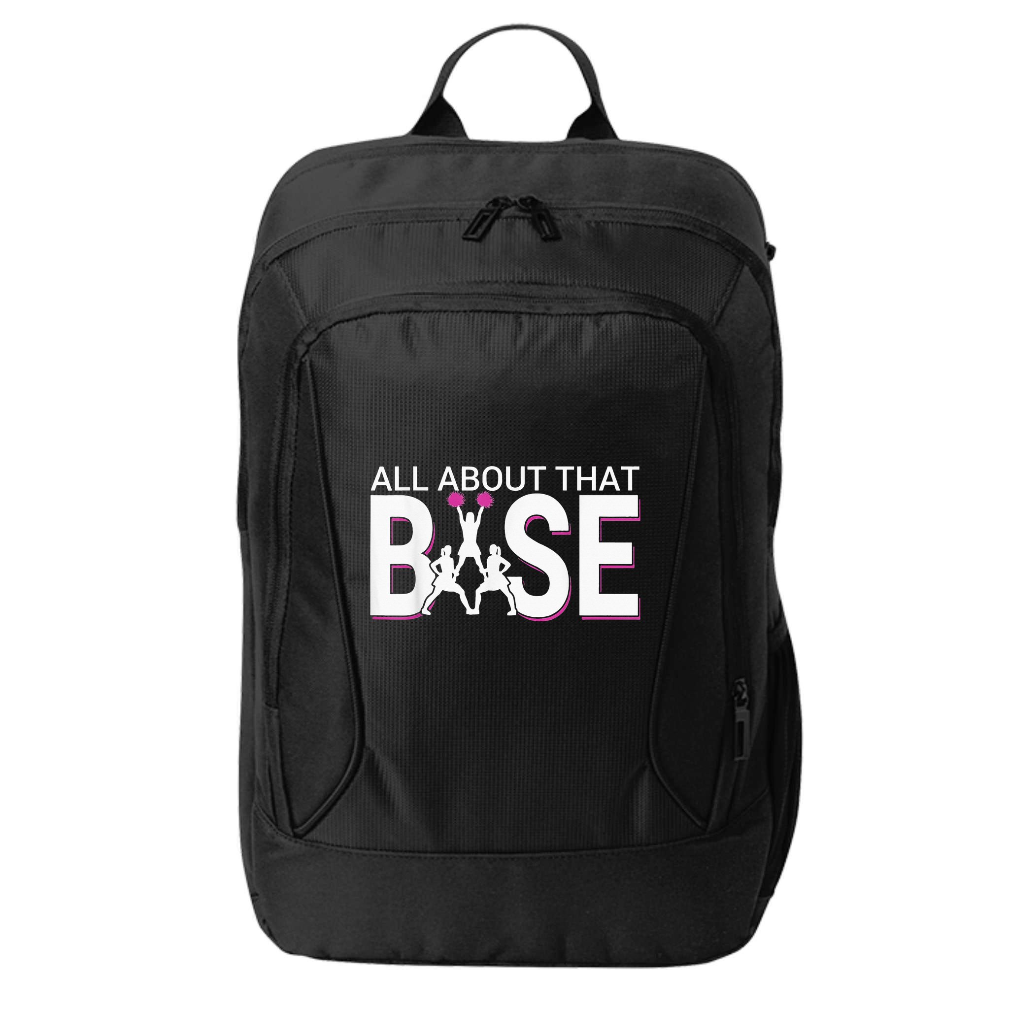 All About That Base Funny Cheerleading Cheer City Backpack