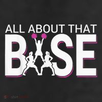 All About That Base Funny Cheerleading Cheer 25L Jumbo Tote