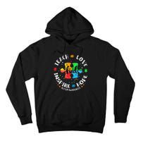 Autism Awareness Teach Hope Love Inspire Tall Hoodie