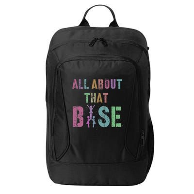 All About That Base Cheerleading Team Cheer Squad City Backpack
