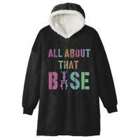 All About That Base Cheerleading Team Cheer Squad Hooded Wearable Blanket