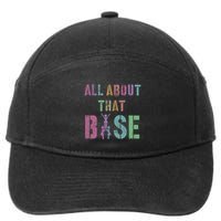 All About That Base Cheerleading Team Cheer Squad 7-Panel Snapback Hat
