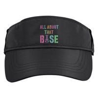 All About That Base Cheerleading Team Cheer Squad Adult Drive Performance Visor