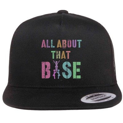 All About That Base Cheerleading Team Cheer Squad Flatbill Hat