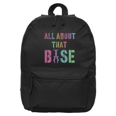 All About That Base Cheerleading Team Cheer Squad 16 in Basic Backpack