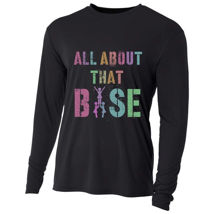 All About That Base Cheerleading Team Cheer Squad Cooling Performance Long Sleeve Crew
