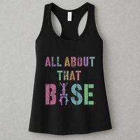 All About That Base Cheerleading Team Cheer Squad Womens Tank Top