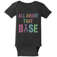 All About That Base Cheerleading Team Cheer Squad Baby Bodysuit